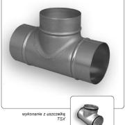 Trójnik symetryczny bez uszczelki