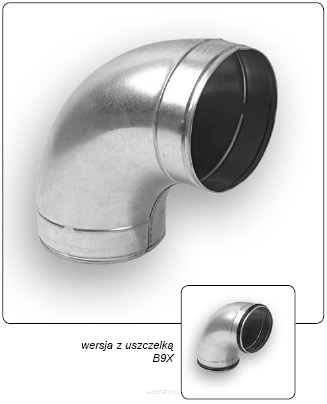 Kolano 90° B9 D 100-250